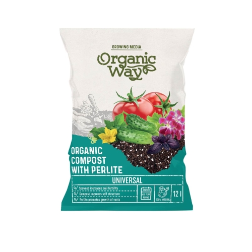 Universell organisk kompost med perlite 12L