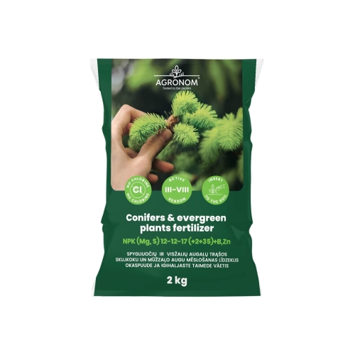 Gjødsel for bartrær og eviggrønne planter 2kg