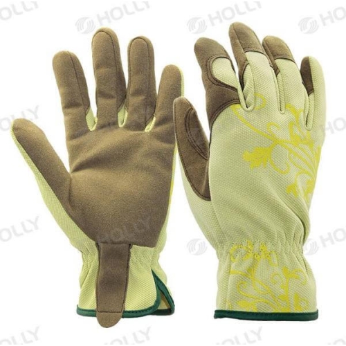 Arbeidshansker i ecoskinn, brune str.8 (agronom)