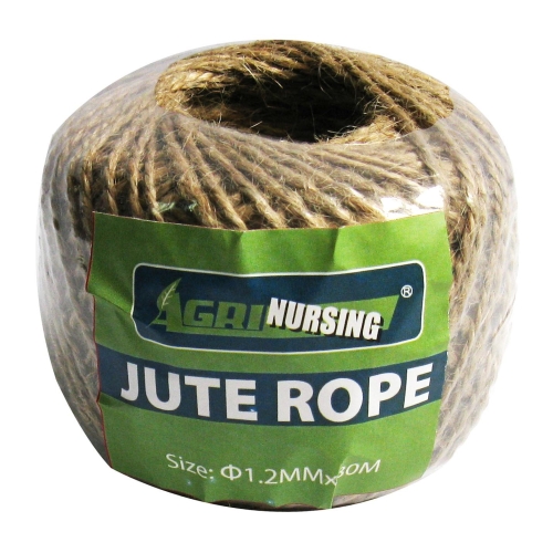 Jutetau 1,2mm x 80m naturfarget