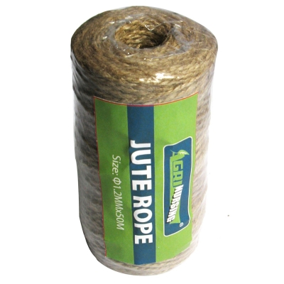 Jutetau 1,2mm x 50m naturfarget