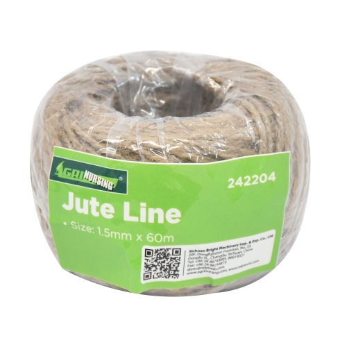 Jutetau 1,5mm x 60m naturfarget