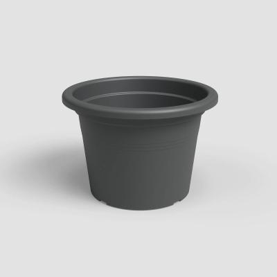 Blomsterpotte CYLINDER SVART 25x18CM