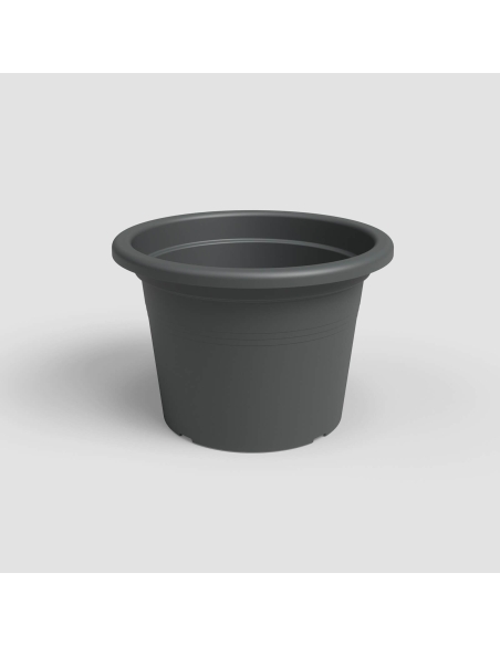 Blomsterpotte CYLINDER SVART 25x18CM