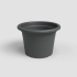 Blomsterpotte CYLINDER SVART 25x18CM