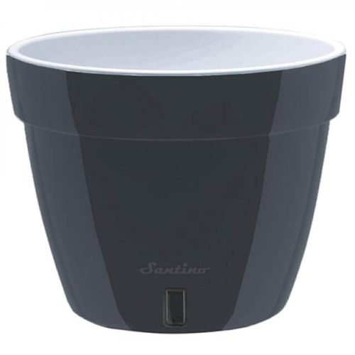 Blomsterpotte Asti svart 23cm