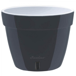 Blomsterpotte Asti svart 23cm