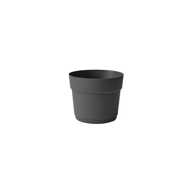 Blomsterpotte Bloom 24cm svart med vannreservoar