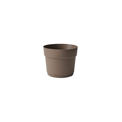 Blomsterpotte 24x20cm brun med vannreservoar