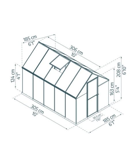 Drivhus Palram – MYTHOS