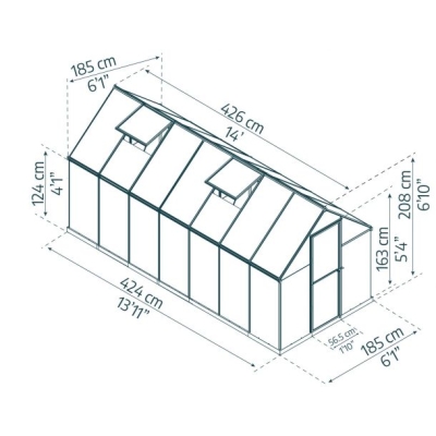 Drivhus Palram – MYTHOS