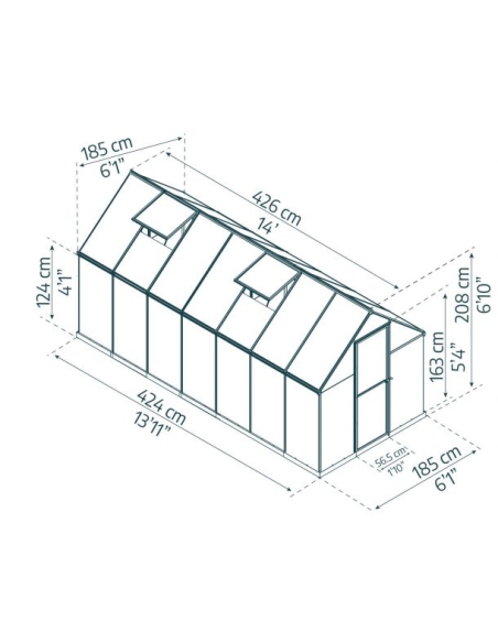 Drivhus Palram – MYTHOS