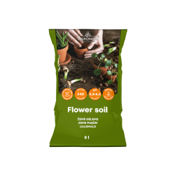Jord for blomster 8L Organic