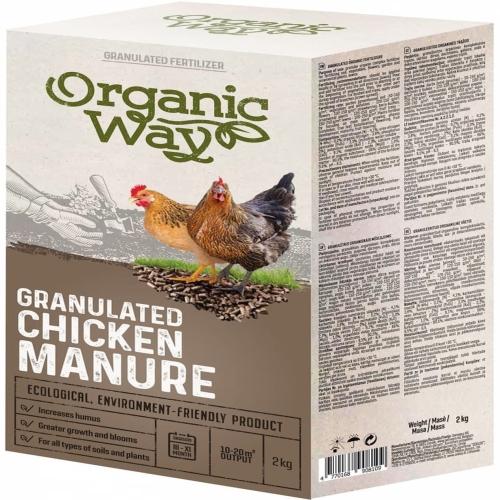 Granulert Hønsegjødsel ORGANIC WAY 2kg