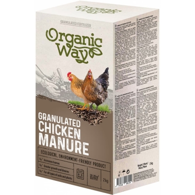 Granulert Hønsegjødsel ORGANIC WAY 2kg