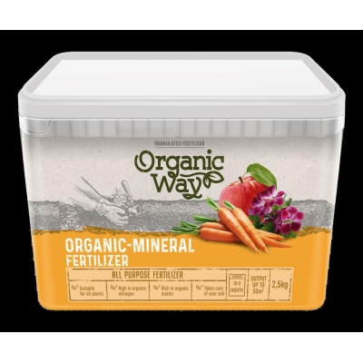 Organisk-Mineral universalgjødsel ORGANIC WAY2,5kg