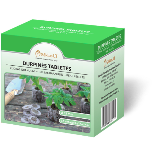 Torvtabletter 33mm 12stk