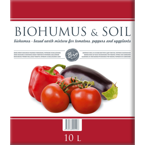 Biohumus Jordblanding For Tomater, Paprikaog Aubergine 10L