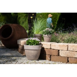 Blomsterpotte keramisk 38x32cm grå