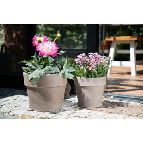 Keramisk blomsterpotte grå 38x33cm