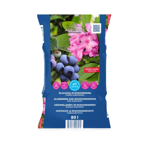 Torvbasert spesialsubstrat for blåbær og rhododendron 80l