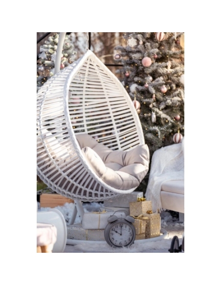 Hengestol "Monaco" hvit