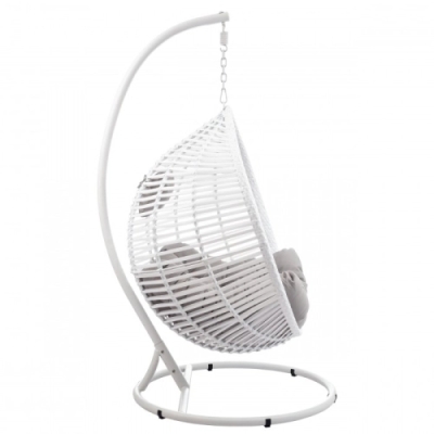 Hengestol "Monaco" hvit