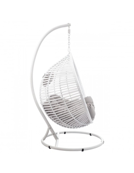 Hengestol "Monaco" hvit