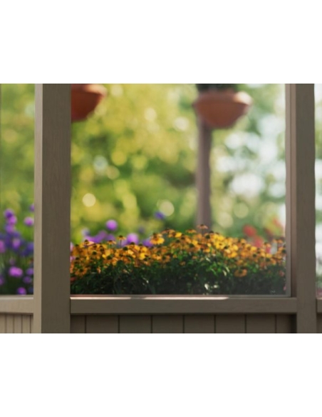 Drivhus i tre PALRAM NATURA (249 x 500cm)