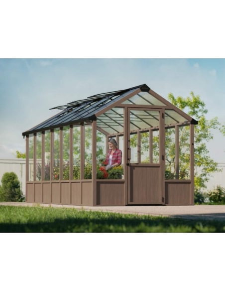 Drivhus i tre PALRAM NATURA (249 x 500cm)