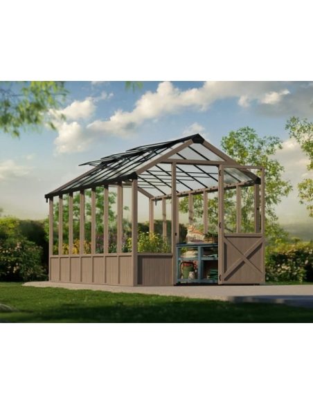 Drivhus i tre PALRAM NATURA (249 x 500cm)