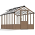 Drivhus i tre PALRAM NATURA (249 x 500cm)