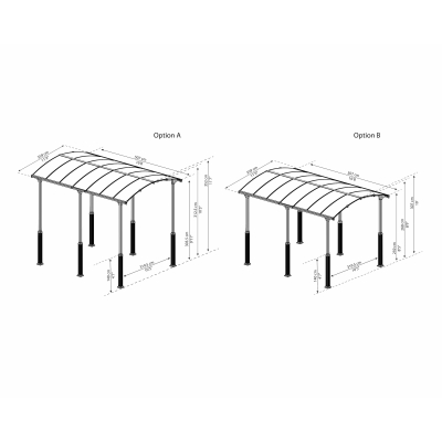 Carport Palram / Canopia ALPINE 359x507cm
