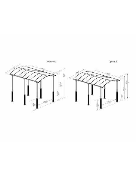 Carport Palram / Canopia ALPINE 359x507cm