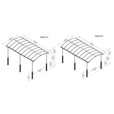 Carport Palram / Canopia ALPINE 359x649cm