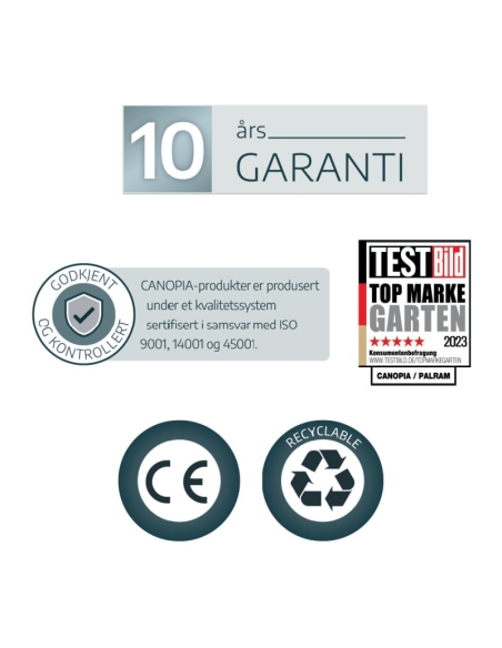 Hagestue Palram / Canopia SANREMO 280x305