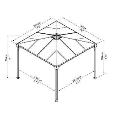 Paviljong Palram / Canopia PALERMO 3000