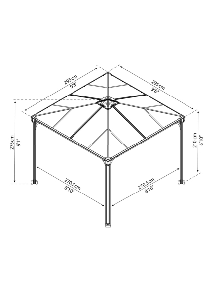 Paviljong Palram / Canopia PALERMO 3000