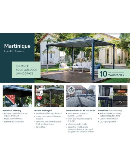 Paviljong Palram / Canopia MARTINIQUE 4300