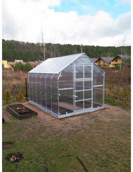 Drivhus "Viking" Skrått Tak 200x231cm brukt