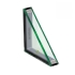 2-lags isolerglass 4mm herdet glass + 4mm herdet satengglass