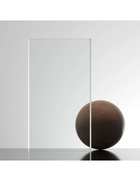 2mm glass med skarp kant (floatglass)