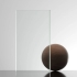 2mm glass med skarp kant (floatglass)