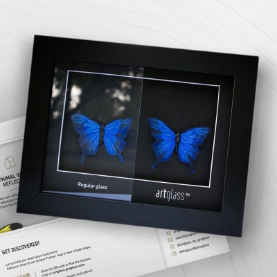 Museum glass 3mm 92% UV protected GROGLASS
