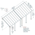 Terrassetak OLYMPIA 300x860cm