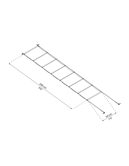 Skyggetak til terrassetak 300x920cm