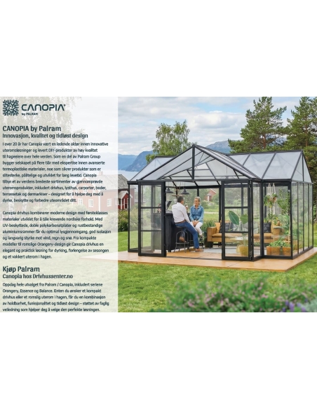 Drivhus Palram / Canopia TRIOMPHE 17.1m2