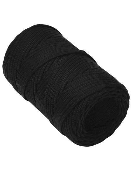 Tau svart 2mm 100m