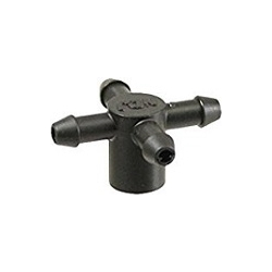 Micro-Drip slangekobling B/S 4-veis 10 stk.