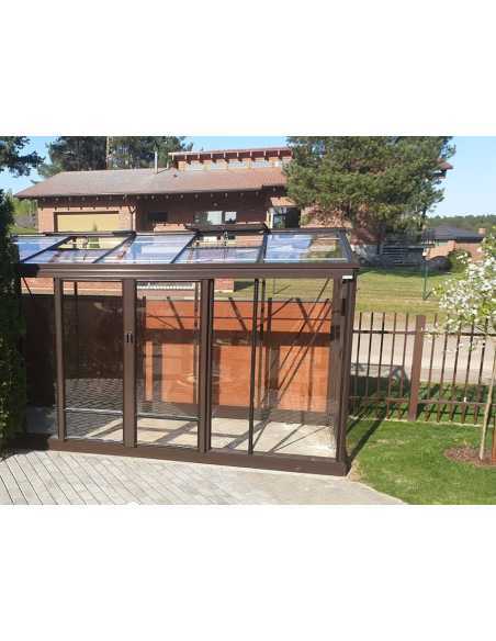 Veggdrivhus "Forta Vegg Pluss" (Bredde 1.59m)